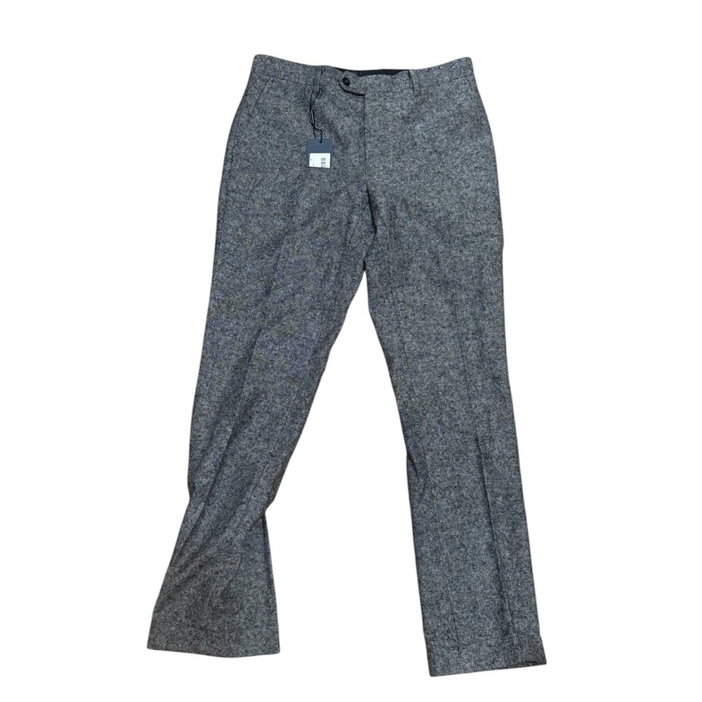 NWT Spier & Mackay Wool Slim Normal Trousers Size 32 Gray